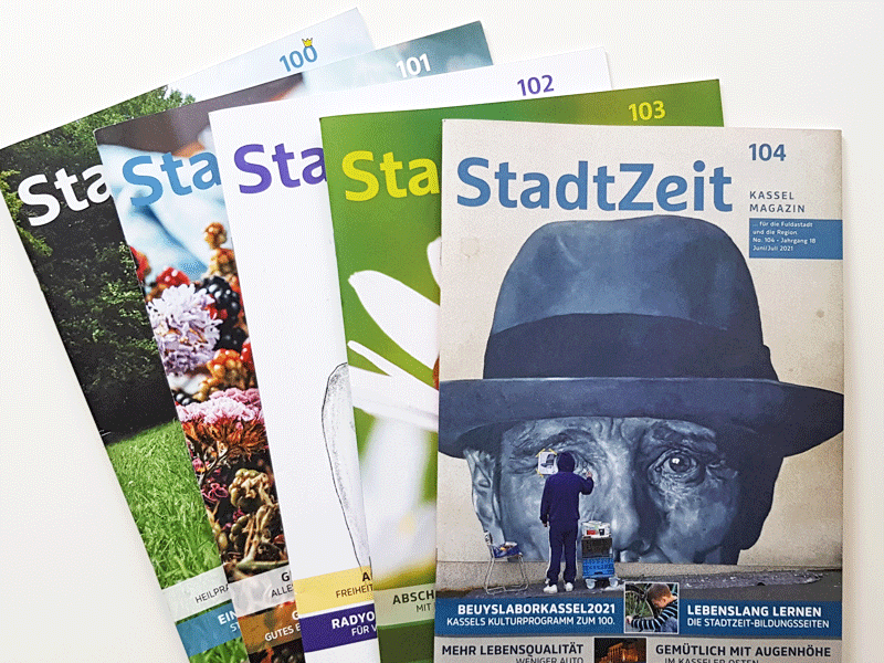 Grafikdesign StadtZeit Kassel Magazin