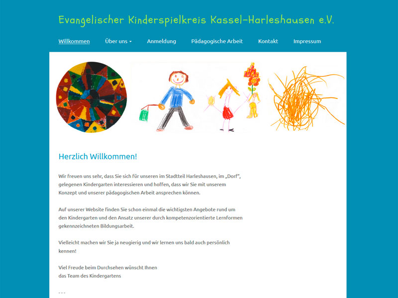 Webdesign Ev. Kinderspielkreis Kassel-Harleshausen